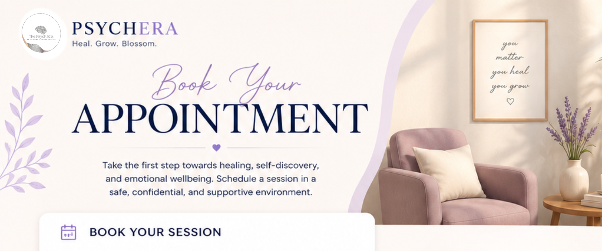 Book online counselling appointment